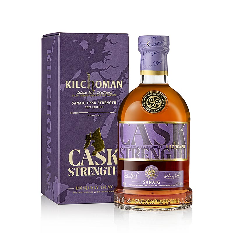 Kilchoman Sanaig Cask Strength Islay Single Malt Whisky 57,8% Vol. 0,7 l - 700 ml - Flasche