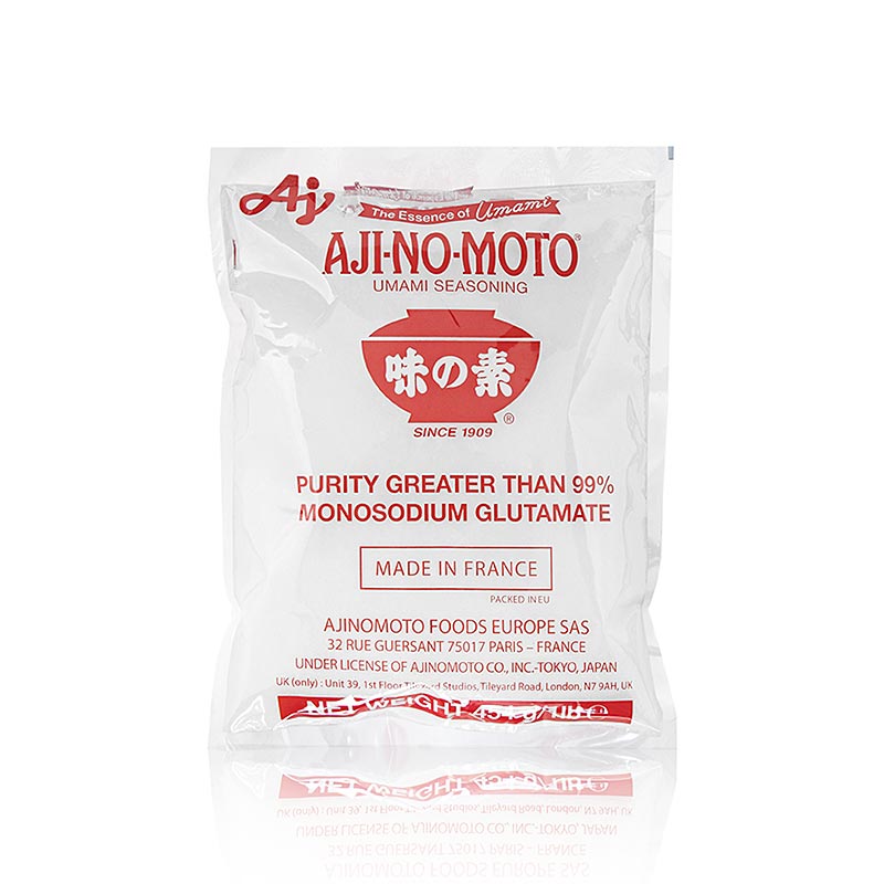 Mononatriumglutamaat / natriumglutamaat, E621 - Aji no Moto / ALLEEN VERKOOP AAN GASTRONOMIE EN GROTE KLANTEN - 454g - tas