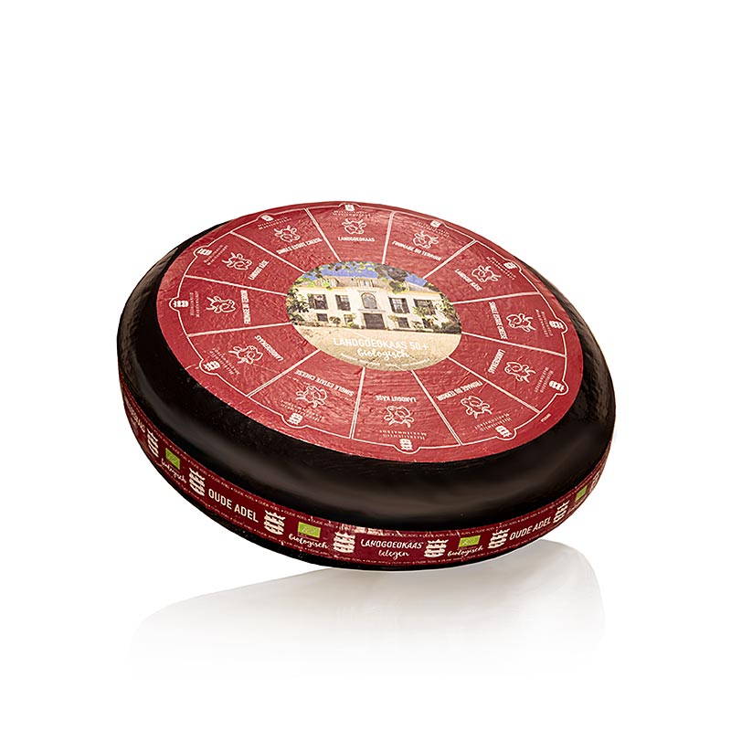 Oude Adel, fromage a pate mi-dure affine 12 mois, meule entiere, BIO - environ 12 kg - beaucoup