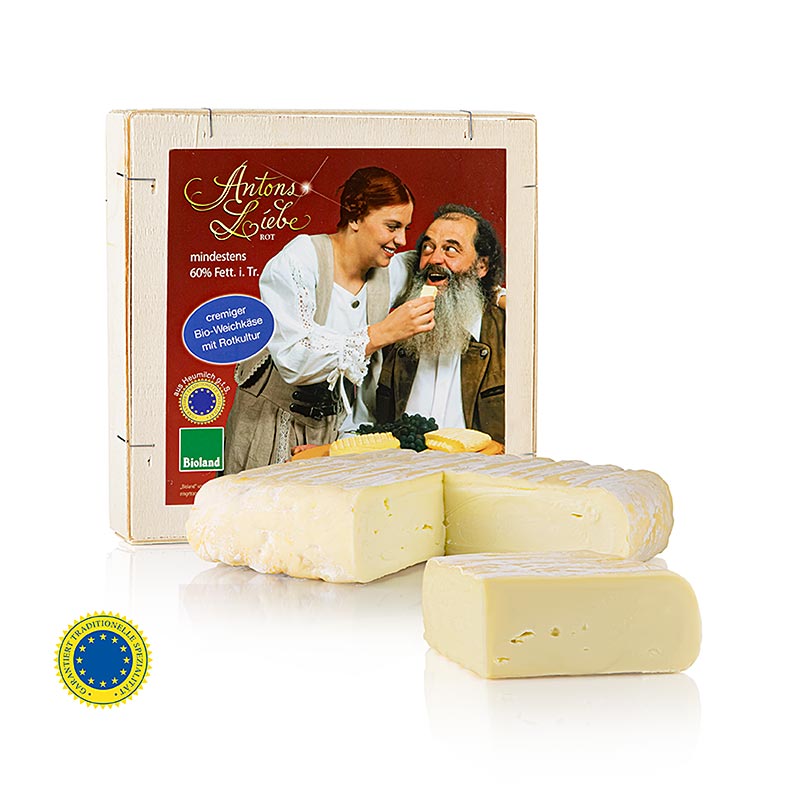 Antons Liebe RED, soft cheese, whole wheel, ORGANIC - approx. 750 g - Paper