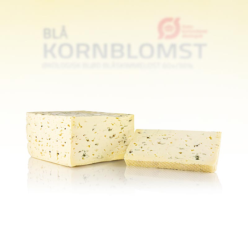 Blue Cornflower, soft cheese with blue mold, ORGANIC - approx. 1,000 g - film