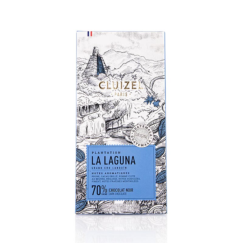 Cioccolato di piantagione La Laguna 70% amaro, Michel Cluizel (12121) - 70 g - scatola