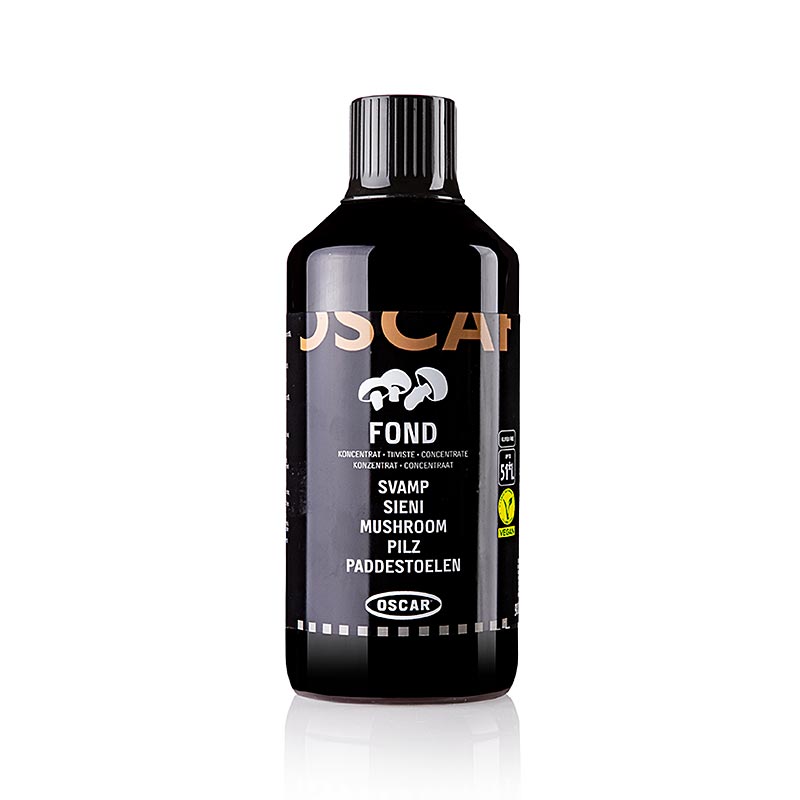 Oscar Concentrate - Mushroom Stock, liquid, gluten-free - 980 ml - PE bottle