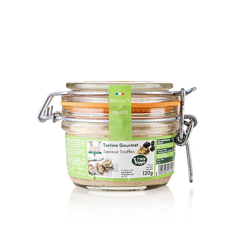 Terrine Gourmet Trüffel, Georges Bruck, vegetarisch - 120 g - Glas