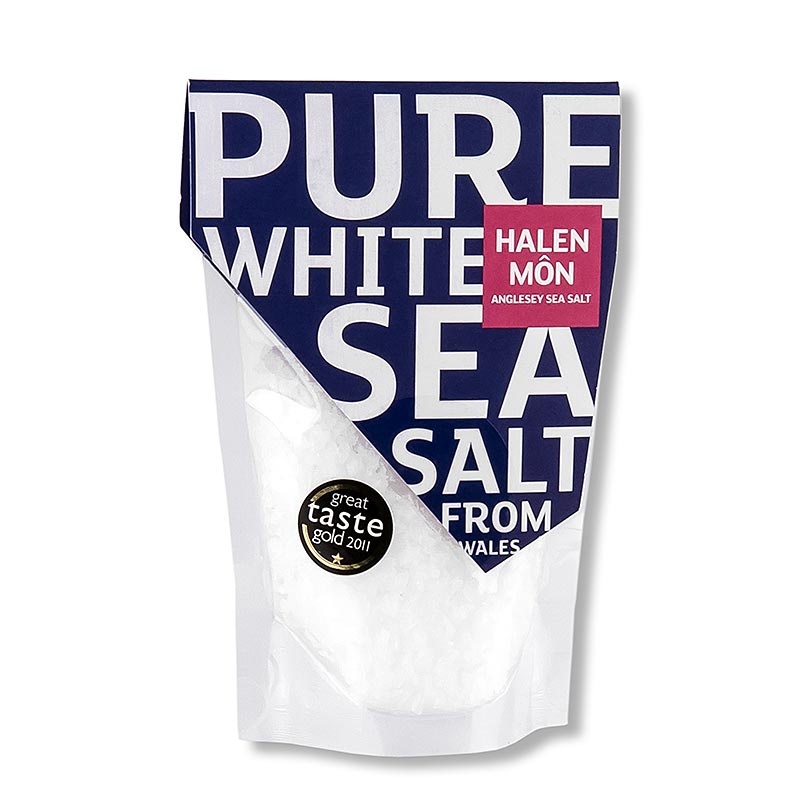 Halen Mon, sea salt flakes from Wales - 100 g - Piece