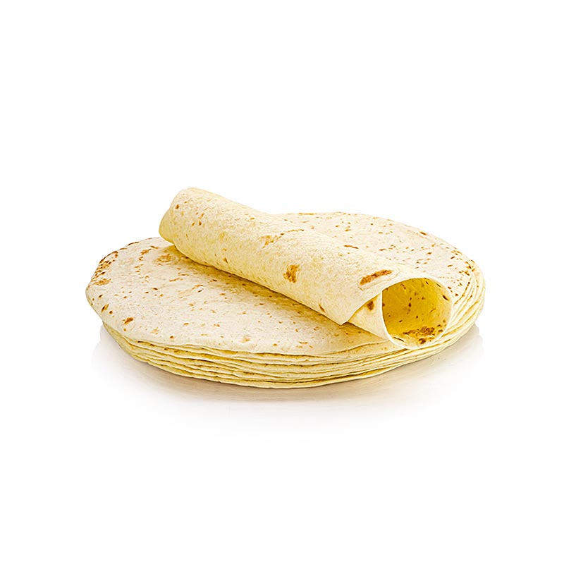 Tortillas di grano, o20cm, Poco Loco - 4,8 kg, 6 confezioni da 800 g - Cartone