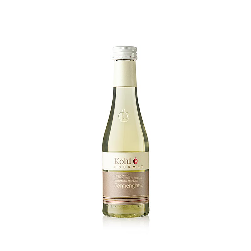 Kohl Gourmet Mountain Apple Juice Sonnenglanz (naturally cloudy) - 200 ml - Bottle