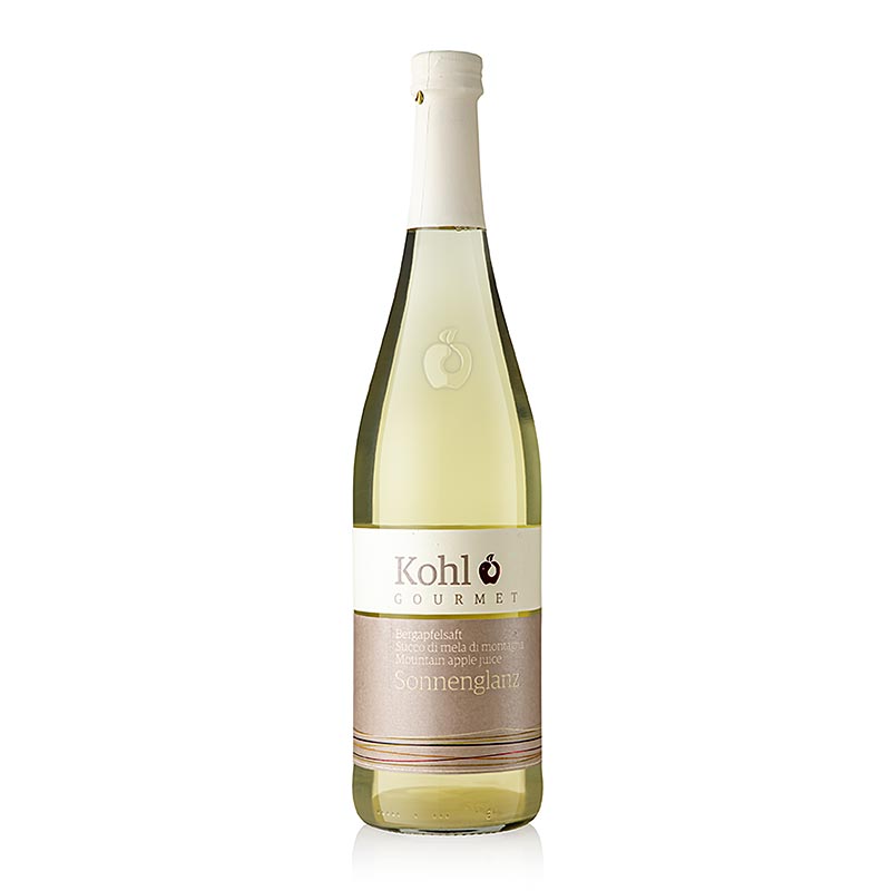 Jus de pomme Kohl Gourmet Mountain Sonnenglanz (naturellement trouble) - 750 ml - Bouteille