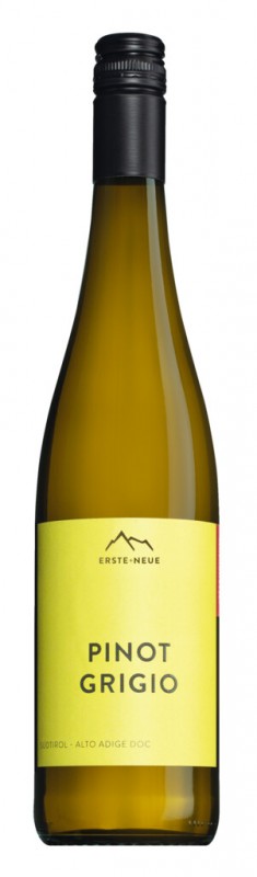 Sydtyrolsk Pinot Grigio Classic DOC, hvidvin, første + nye - 0,75 l - flaske