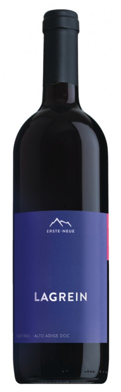 Lagrein Classico DOC do sul do Tirol, vinho tinto, Erste + Neue - 0,75 litros - Garrafa