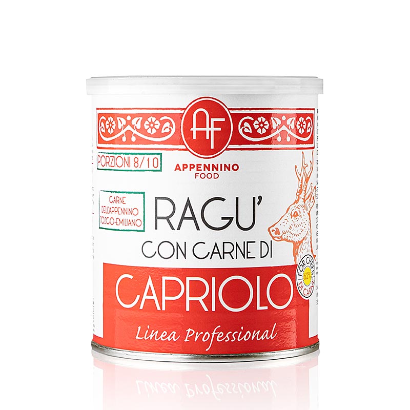 Ragu vom Reh, Appennino (Capriolo) - 800 g - Dose