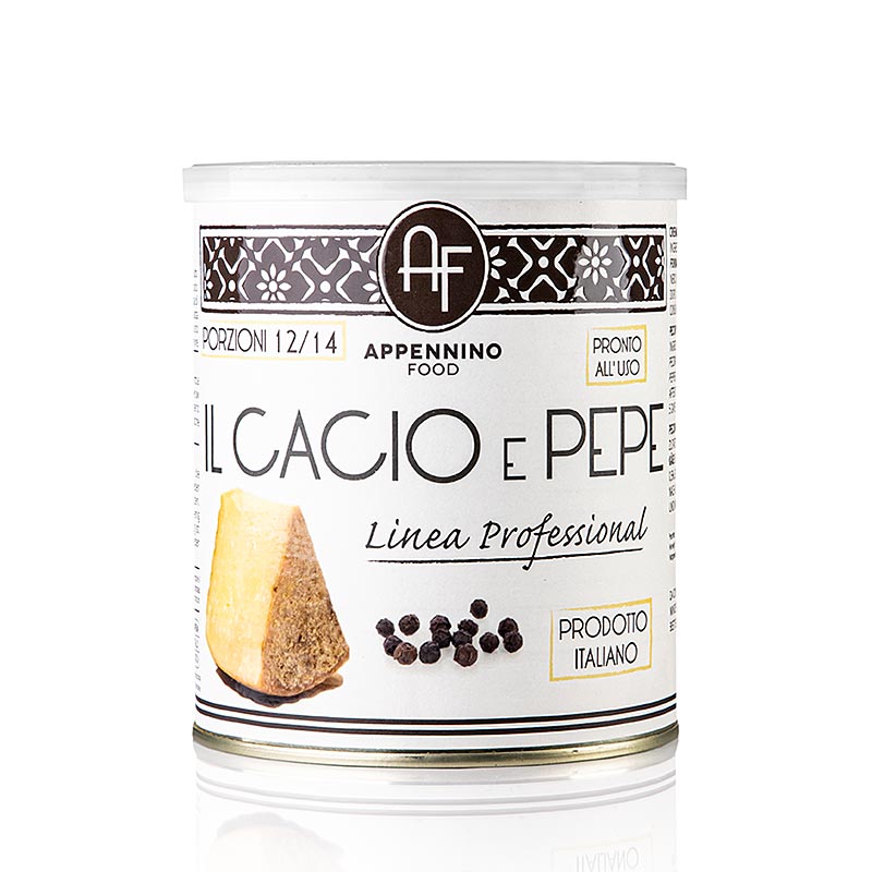 Cacio e pepe - Käse-Pfeffer Sauce, Appennino - 800 g - Dose