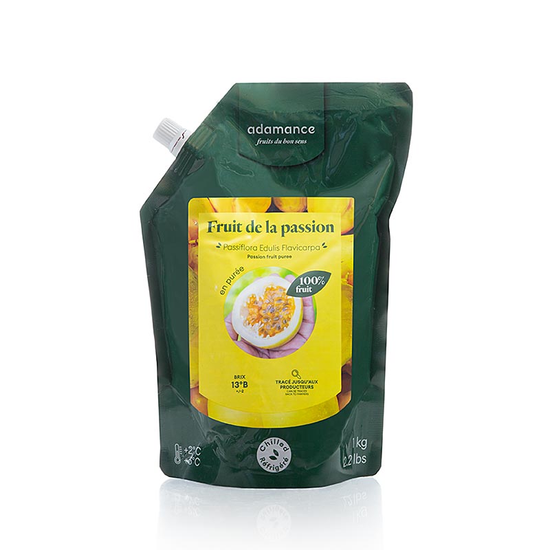 Adamance Passion Fruit, unsweetened, pasteurized - 1 kg - bag