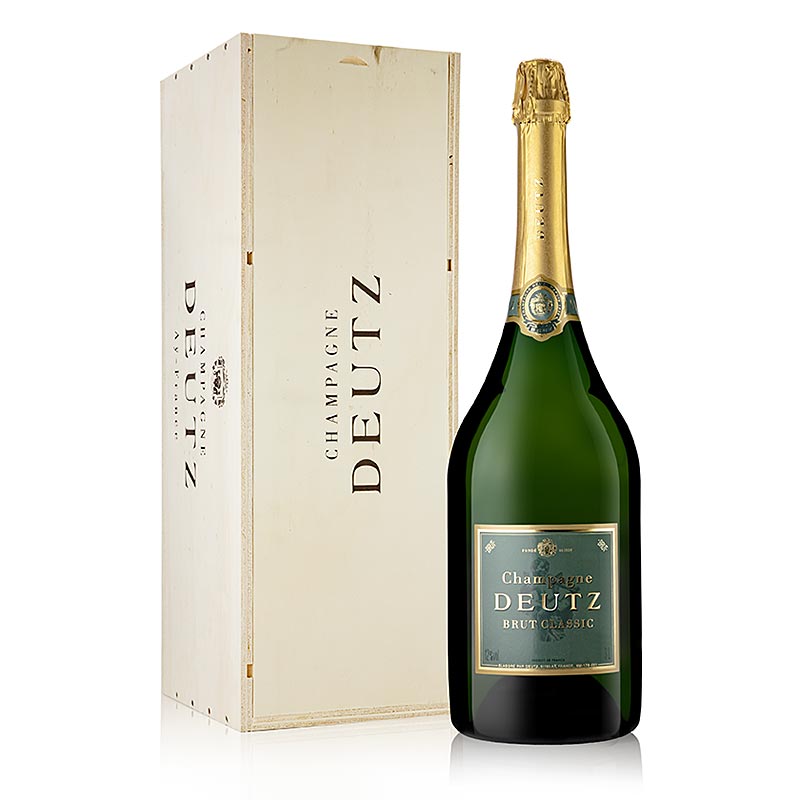 Champagne Deutz, Brut Classic, 12% vol., i GP, Jeroboam - 3 l - Flaske