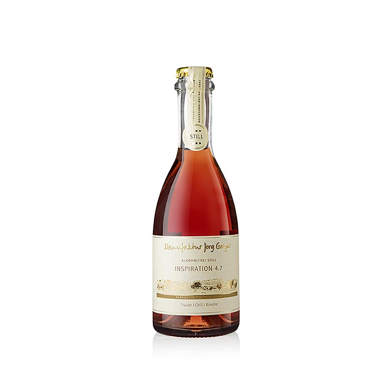 Jorg Geiger Inspiration 4.7 - Raisin Chili Cerise, tranquille, sans alcool - 375 ml - Bouteille