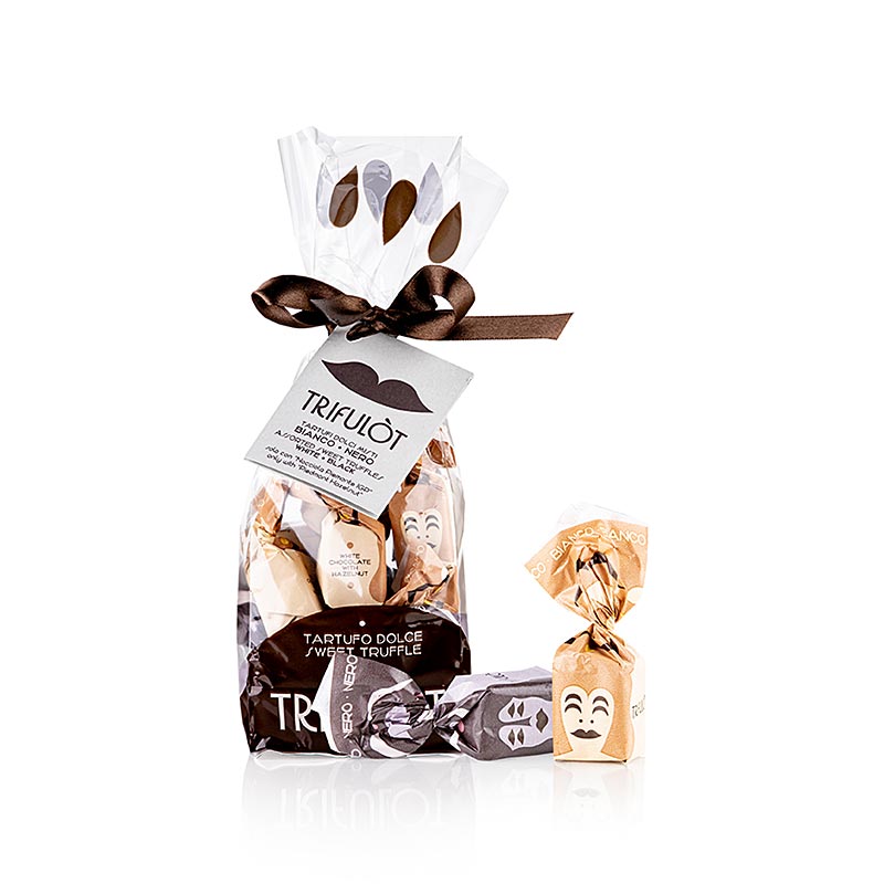 trifulot - truffle pralines Alba, dark and white chocolate, Tartuflanghe - 200 g - bag