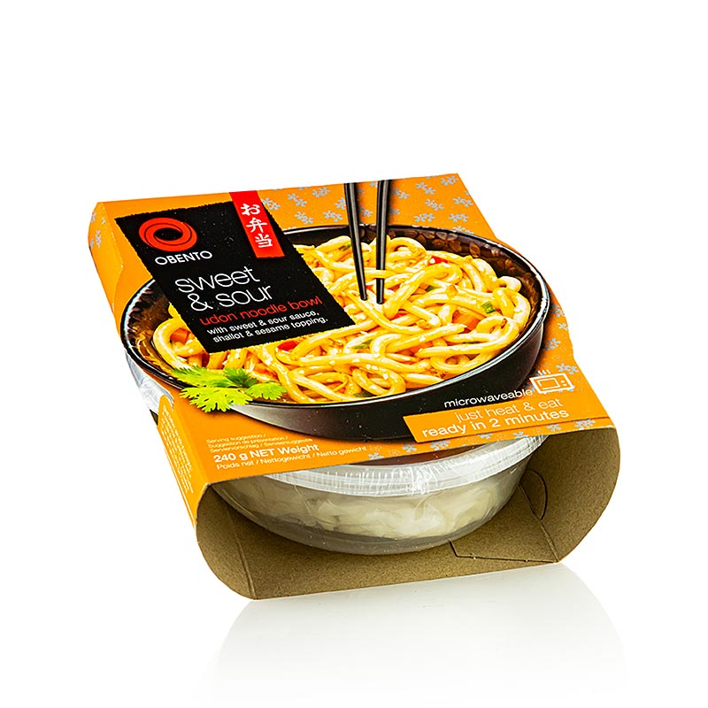 Obento Udon Bowl Sweet&Sour, mikrowellengeeignet - 240 g - Pe-schale