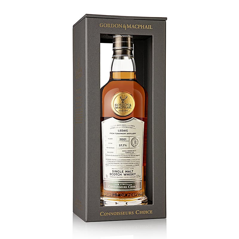 Ledaig Gordon & MacPhail 2001 / 2023 Mull Single Malt Whisky 57,7% Vol - 700 ml - Flasche