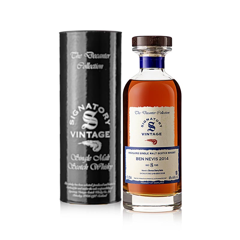 Single Malt Whisky Ben Nevis 2014-2023 allekirjoittaja, 46 tilavuusprosenttia, Highland - 700 ml - Pullo