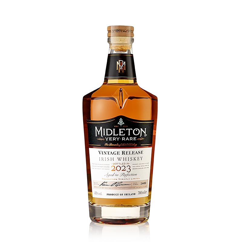 Whisky de grano unico Midleton, edicion muy rara de la cosecha 2023, 40 % vol., Irlanda - 700 ml - Botella