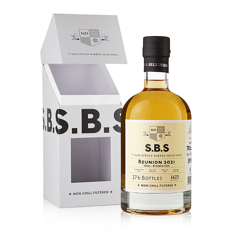 SBS 2021 Reunion Rum Creol Bourbon Cask, 59% vol. - 700 ml - Fles