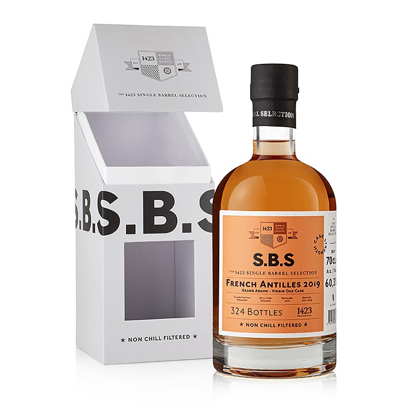 SBS 2019 French Antilles Rum Grand Arome, 60,3% vol. - 700 ml - Flasche