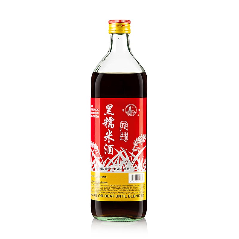 Rijstwijn, Zwarte Rijstwijn, 12% vol., Qinta, China - 750 ml - Fles