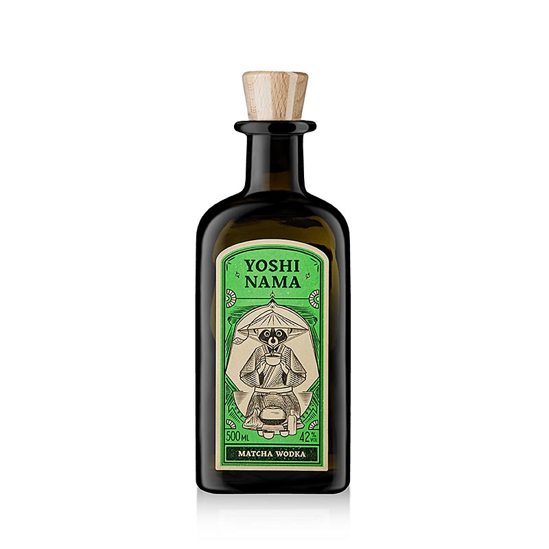 Yoshi Nama Matcha Vodka, 42% vol., Deutschland - 500 ml - Flasche