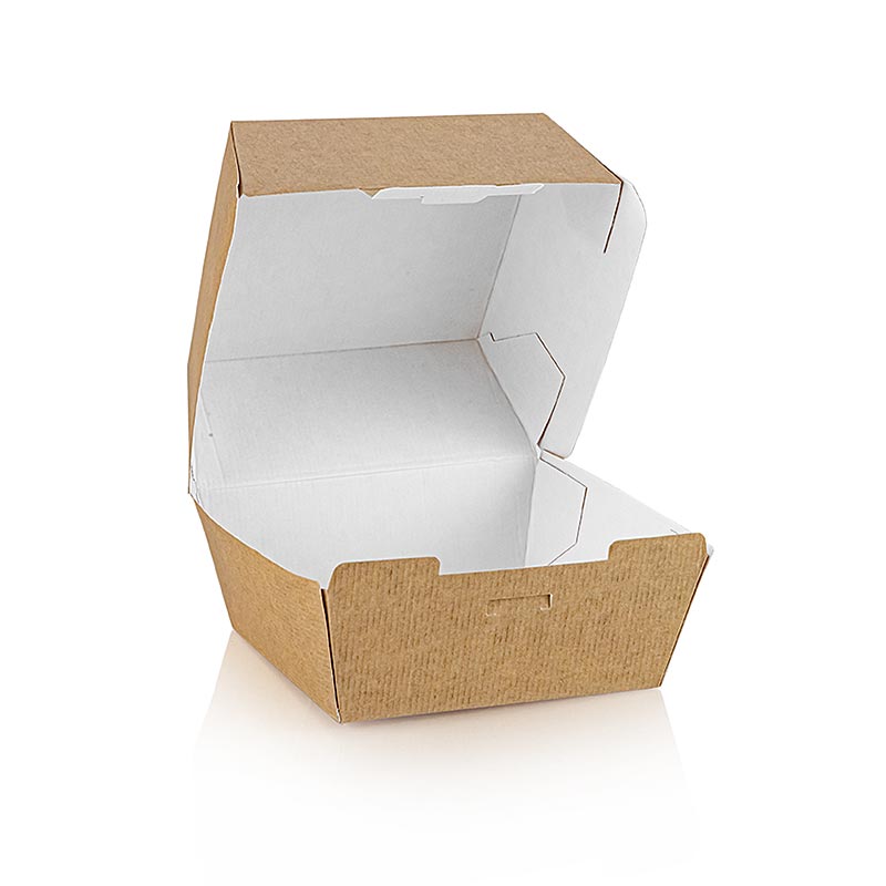 Take Away Burgerbox The Pack, 130x125x90mm - 50 Stück - Folie