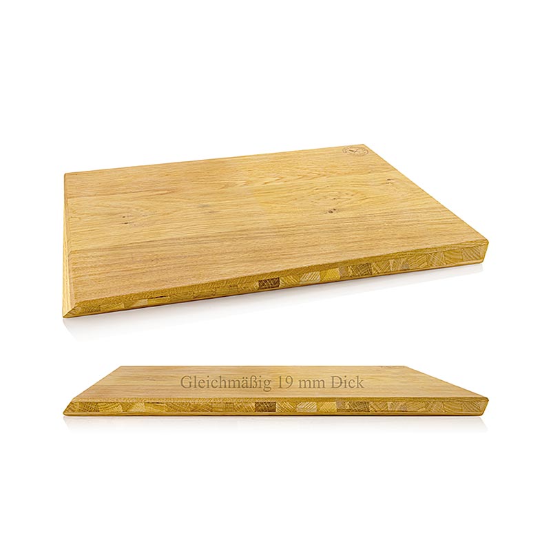 Design Oak Cutting Board M, 430x300x19mm, Mario Kotaska - 1 piece - lots