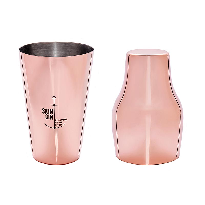 Skin Gin - shaker in copper look, 500ml - 1 pc - carton