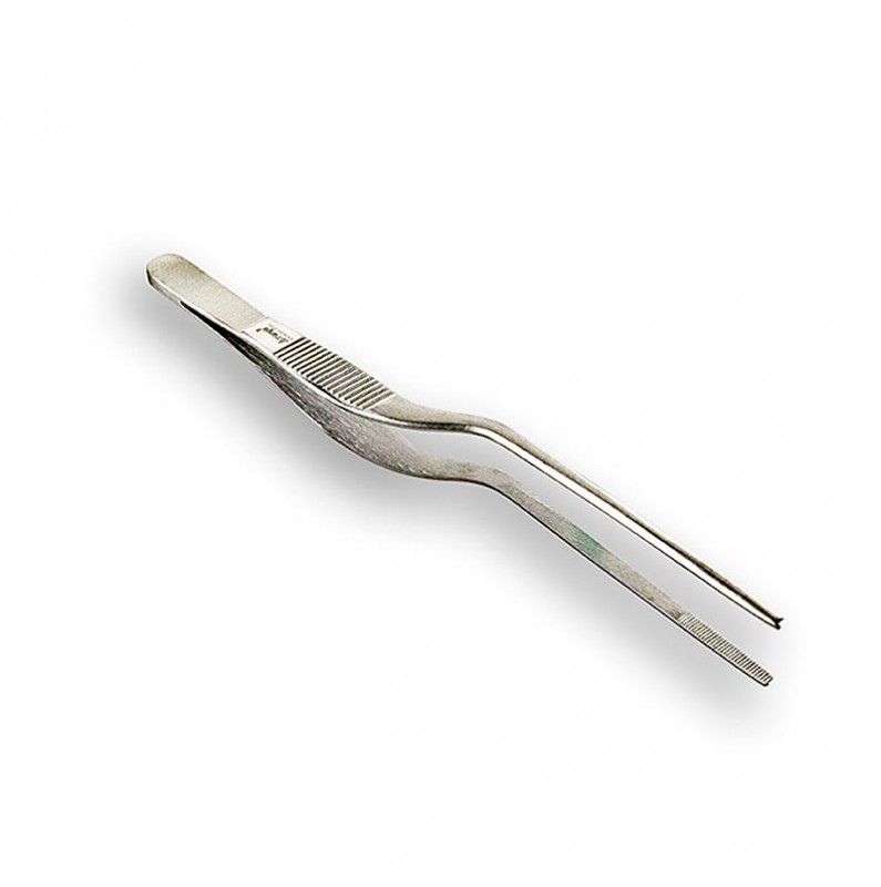 Pince a epiler, double courbure, 14 cm, acier inoxydable, Triangle Tools - 1 piece - beaucoup