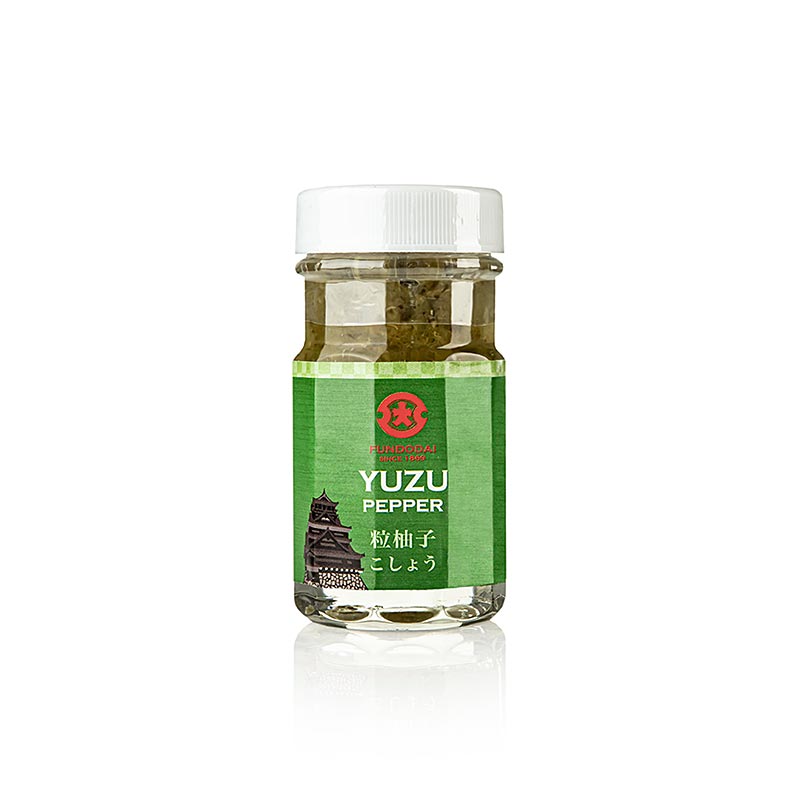 Yuzu Kosho - Paste aus grünem Chili & Yuzu, Fundodai Japan - 60 g - Flasche