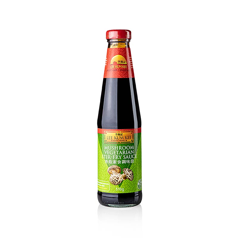 Vegetarisk kryddersauce med svampe, Lee Kum Kee - 510 g - flaske