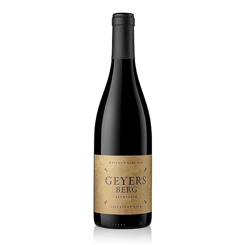 2021er Geyersberg Pinot Noir Barrique QW, trocken, 12,5 % vol., Karl May, BIO - 750 ml - Flasche