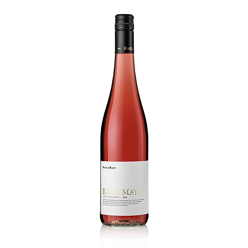 2023er Rosarot, Rose Cuvee, trocken, 11 % vol., Karl May, BIO - 750 ml - Flasche