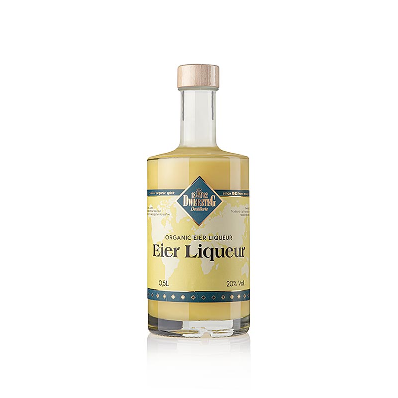 Dwersteg Organic Eierlikör, 20% vol., BIO - 500 ml - Flasche