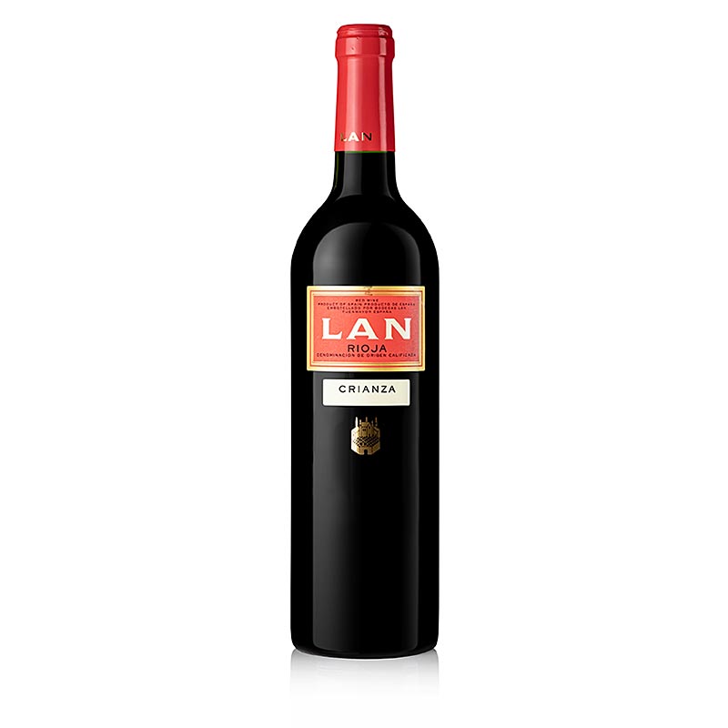 2021er Crianza Rotwein, trocken, 13,5 % vol., Bodega Lan - 750 ml - Flasche