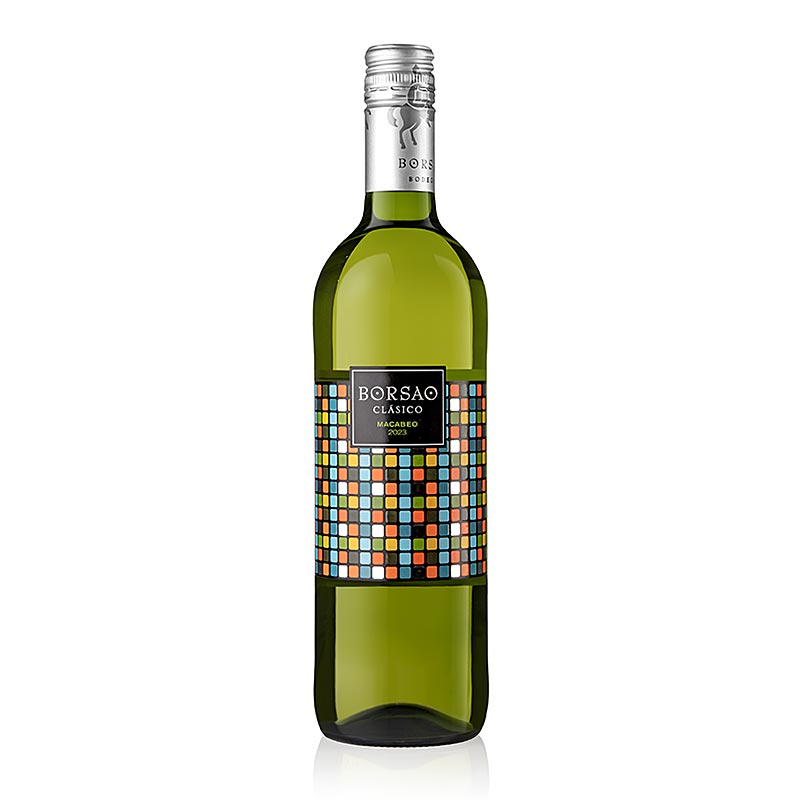 2023er Clasico Blanco Macabeo, trocken, 12,5 % vol., Borsao - 750 ml - Flasche