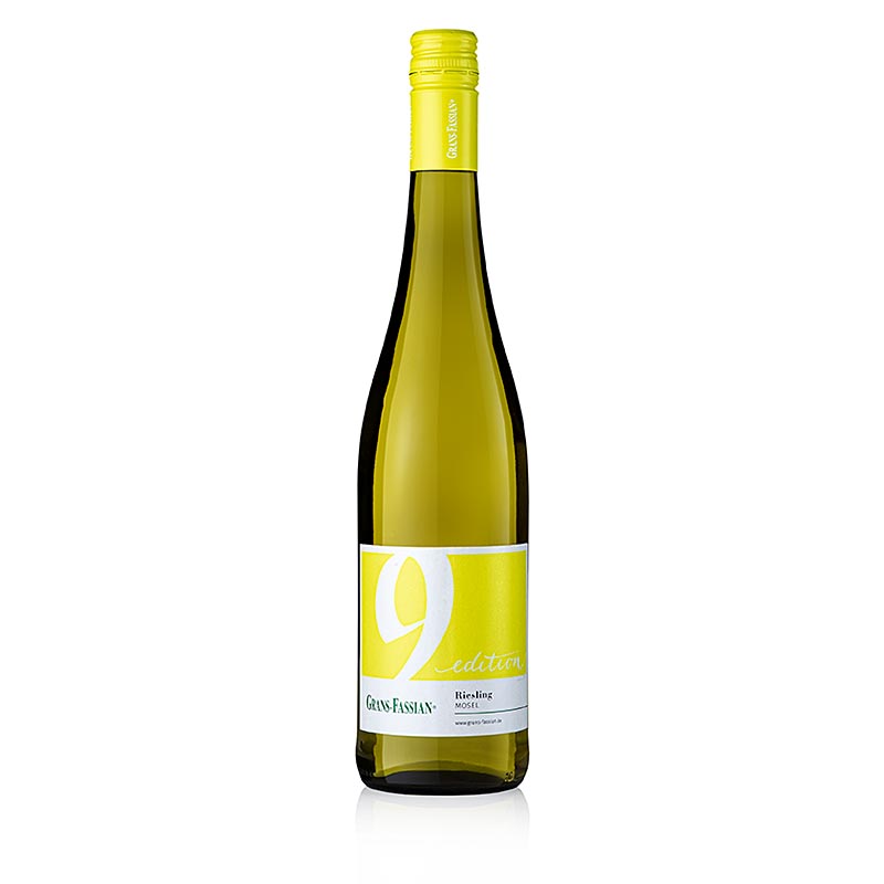 2023 painos 9 Riesling, puolikuiva, 9,5 tilavuusprosenttia, Grans-Fassian - 750 ml - Pullo