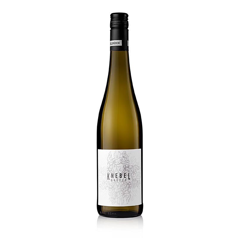 2022 White Label -valkoviini, puolikuiva 11 tilavuusprosenttia, Knebel Bruder - 750 ml - Pullo