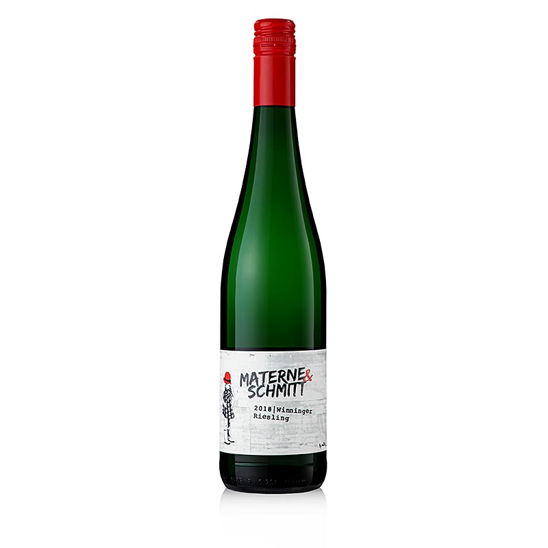 2018er Winninger Riesling, trocken, 12,5 % vol., Materne & Schmitt - 750 ml - Flasche