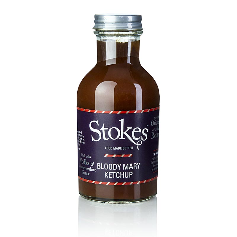 Ketchup aux tomates Bloody Mary Stokes, epice - 256 ml - Bouteille