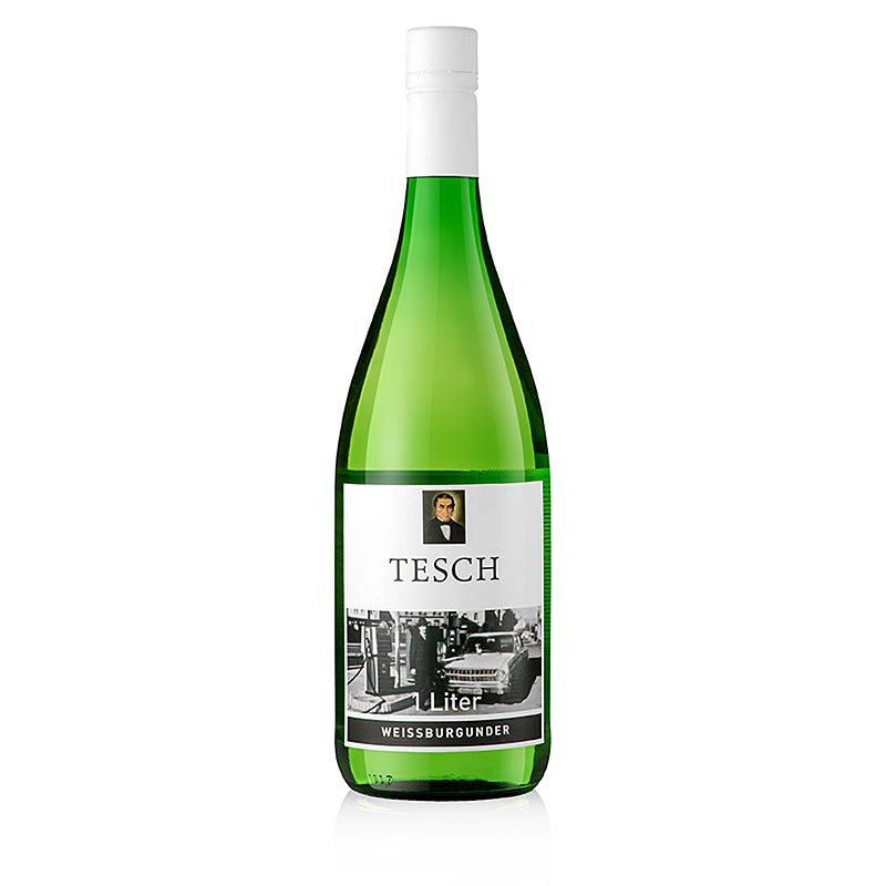 2023er Weißburgunder, trocken, 13 % vol., Tesch - 1 l - Flasche