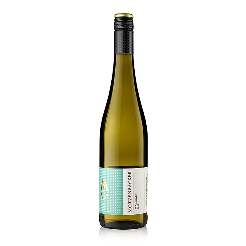 2022 Avioliittovalkoviini, kuiva, 11,5 tilavuusprosenttia, Motzenbacker, ORGANIC - 750 ml - Pullo