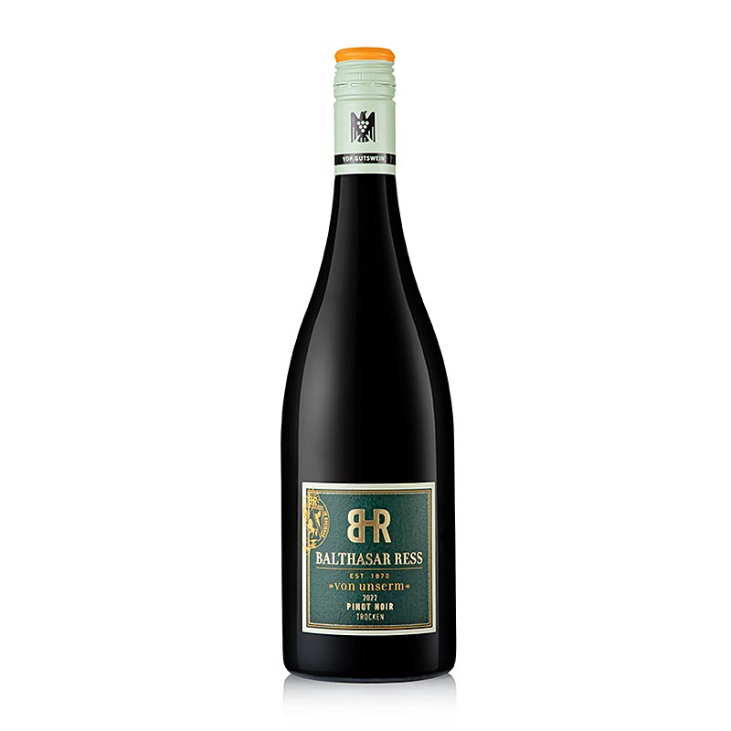 2022 Von Unserm Pinot Noir, seco, 13% vol., Balthasar Ress, ORGANICO - 750 ml - Garrafa