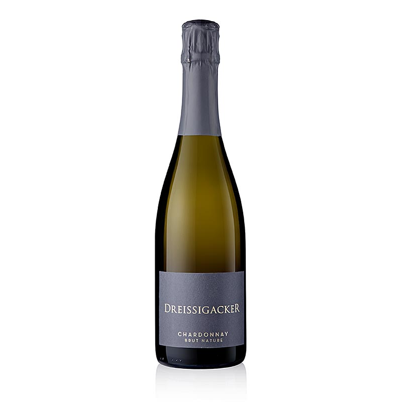 2020er Chardonnay Sekt, brut, 12 % vol., Dreissigacker BIO - 750 ml - Flasche