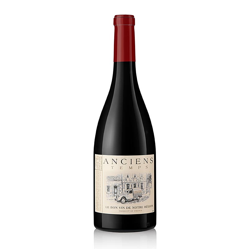 2023 Cabernet Syrah, red wine, dry, 13.5% vol., Anciens Temps - 750 ml - Bottle