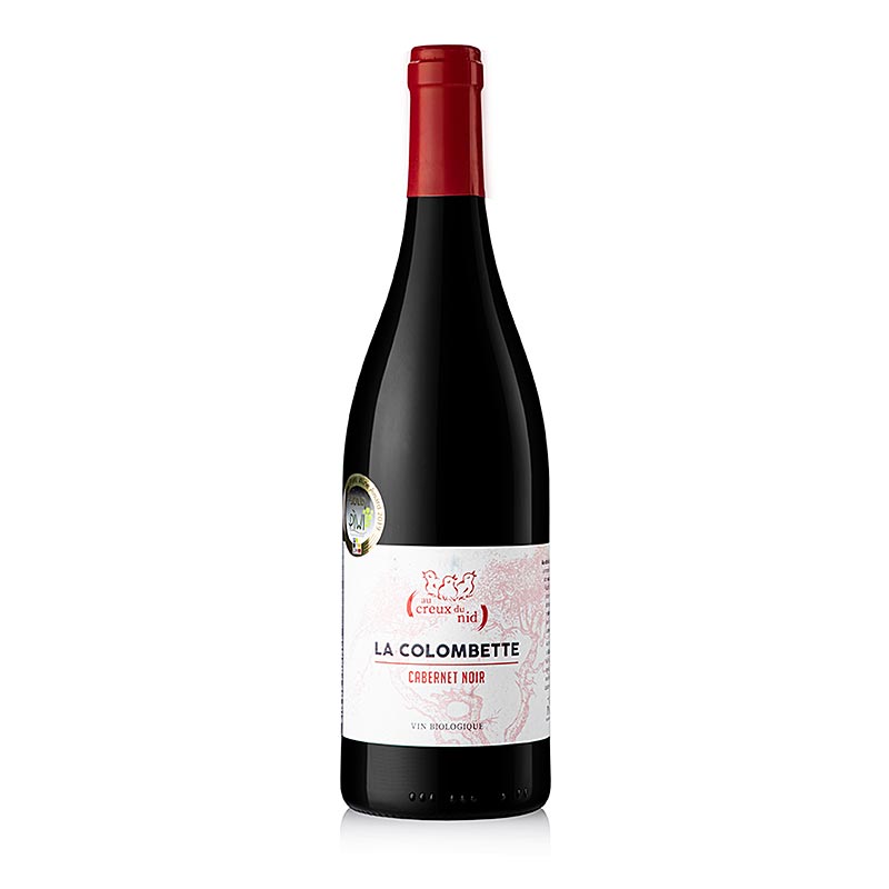 2022er Au Creux du Nid PIWI, Rotwein, trocken, 12,5 % vol., La Colombette, BIO - 750 ml - Flasche