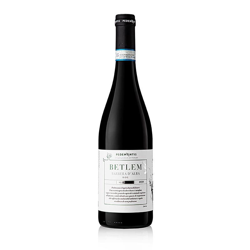 2020 BETLEM Barbera d`Alba Sup. dry, 15% vol., Pedemontis - 750 ml - Bottle